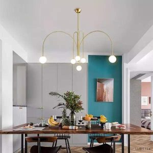 Lampa wisząca Gran Finale nowoczesna z okrągłymi kloszami