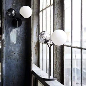 Lampa wisząca Twice w asymetrycznym stylu z kulami