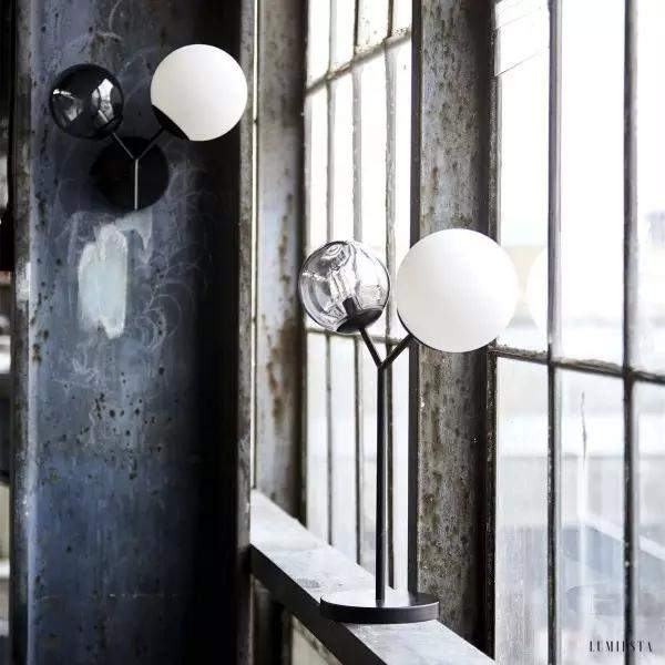 Lampa wisząca Twice w asymetrycznym stylu z kulami