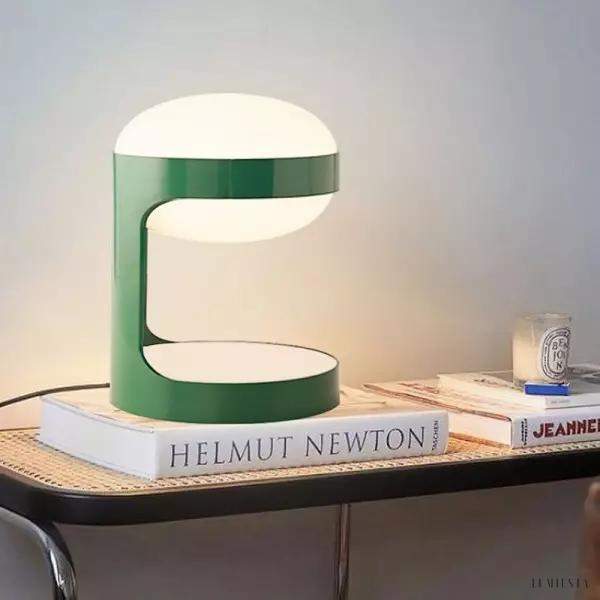 Lampa biurkowa Vintage KD29 w stylu retro zielona