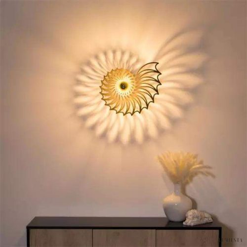 Lampka ścienna LED Nautilus w stylu nowoczesnym 50 cm