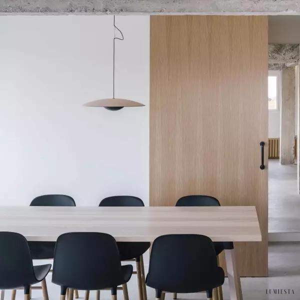 Oke - Nowoczesna lampa wisząca z dużym kloszem