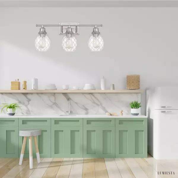 image_2-615.jpg Nowoczesna lampa ścienna metalowa z trzema szklanymi kloszami