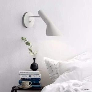 Lampa ścienna metalowa asymetryczna styl skandynawski