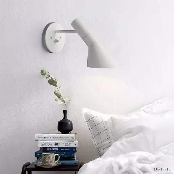 Lampa ścienna metalowa asymetryczna styl skandynawski