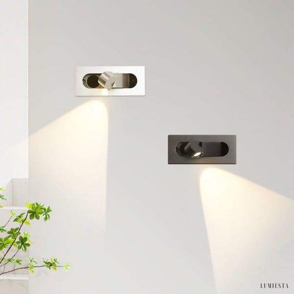 Lampka nocna LED Digit z ruchomą głowicą ścienna