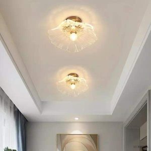 image_2-703.jpg Lampy sufitowe Lotus w kształcie kwiatu ze szkła retro, styl vintage, 1-punktowa