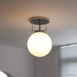 Lampa sufitowa Bauhaus DMB 26 z okrągłym kloszem szklanym