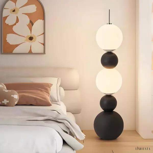 Nowoczesna minimalistyczna lampa podłogowa Molecular Ball