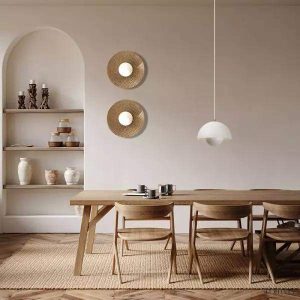 Lampa wisząca Kwiatowa w kształcie półkuli w różnych kolorach