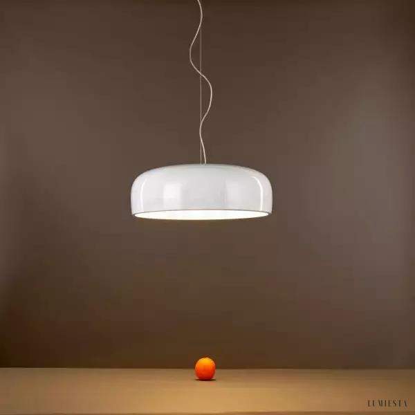 Lampa Wisząca Rosa Nowoczesny Minimalizm Czarny Biały