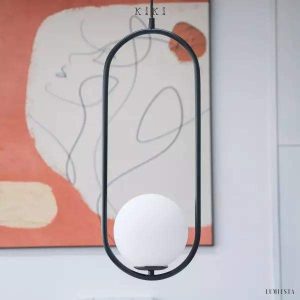 Mila - Lampa Wisząca Szklana Kula Nowoczesny Design