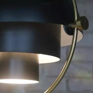 Lampa wisząca Mula z ruchomym kloszem półkulistym