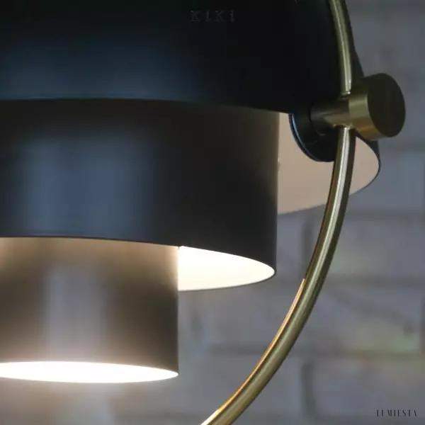 Lampa wisząca Mula z ruchomym kloszem półkulistym