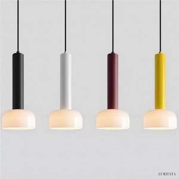 image_22-10.jpg Nowoczesna włoska lampa wisząca minimalistyczna z kloszem szklanym