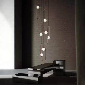 Mila - Lampa Wisząca Szklana Kula Nowoczesny Design