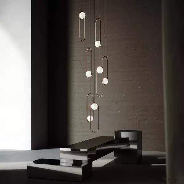 Mila - Lampa Wisząca Szklana Kula Nowoczesny Design