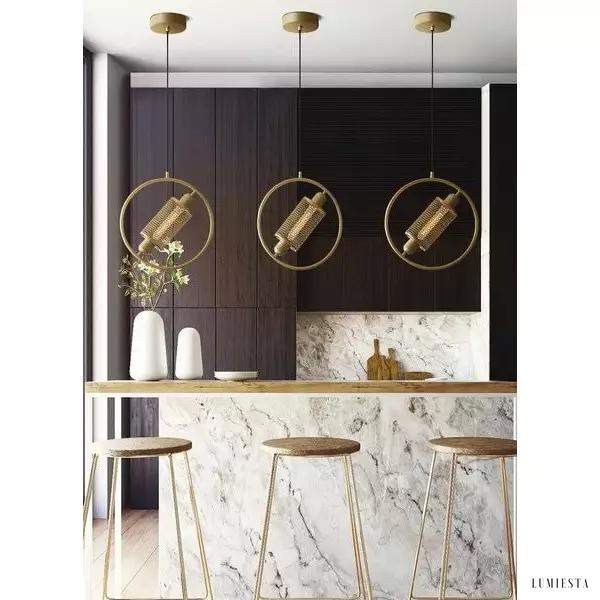 image_3-149.jpg Postmodernistyczna lampa wisząca Iron NET w stylu retro