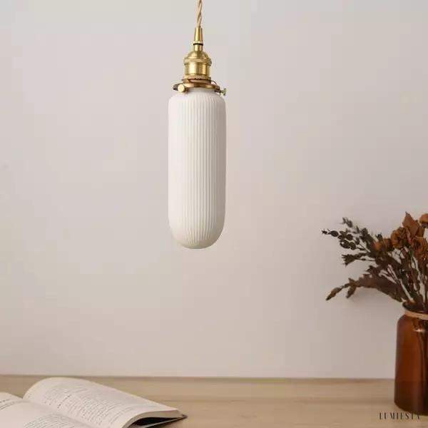 Wykwintna ceramiczna lampa wisząca