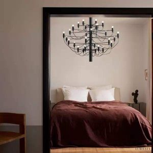 Elegancki żyrandol Nil w kształcie pająka z 30 głowicami