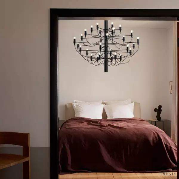 Elegancki żyrandol Nil w kształcie pająka z 30 głowicami