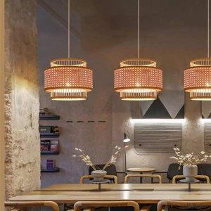 Lampa wisząca Zen Wabi-sabi w stylu azjatyckim