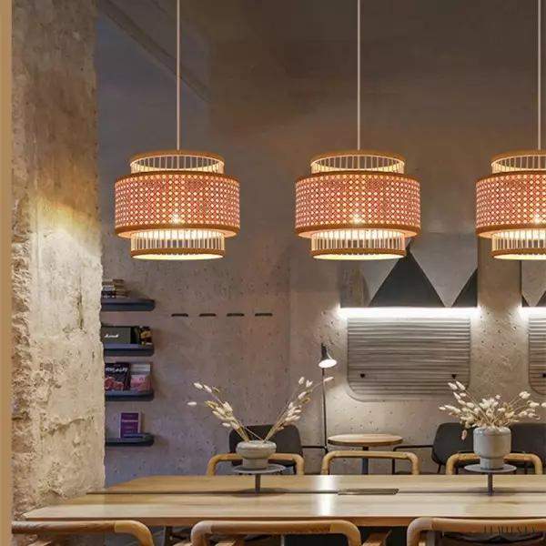 Lampa wisząca Zen Wabi-sabi w stylu azjatyckim