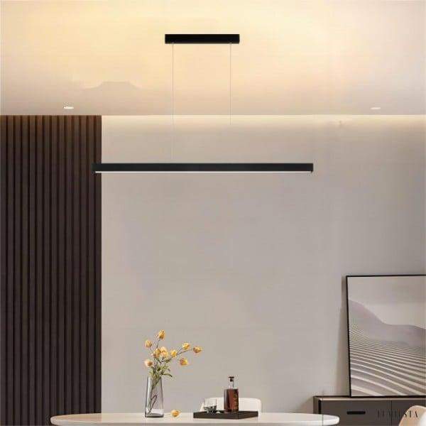 Lampa wisząca LED metalowa pozioma industrialna 60 80 100 120 cm