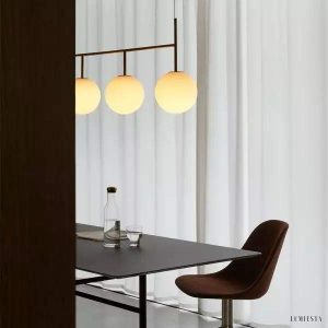 Lampa wisząca Lappio z opalowym szkłem w stylu nowoczesnym