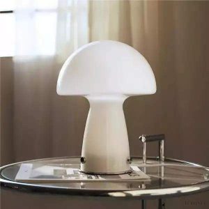 Lampka stołowa w stylu Bauhaus w kształcie grzyba z dimmerem