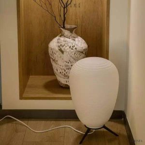 Lampa stołowa Rituals z dmuchanego szkła w stylu orientalnym