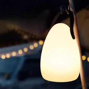 Lampa campingowa przenośna LED z uchwytem stylowa