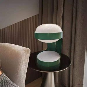 Lampa biurkowa Vintage KD29 w stylu retro zielona