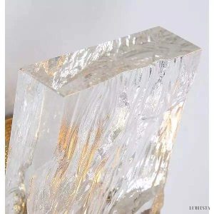 Lampa ścienna kryształowa Ice Crystal w stylu retro