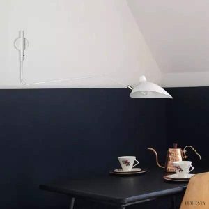 Obeji - Lampa ścienna stylowa z regulowanym kloszem