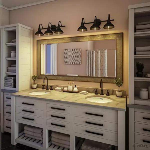 Lampy ścienne trzy punkty czarna metalowa lampa przemysłowa