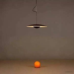 Oke - Nowoczesna lampa wisząca z dużym kloszem