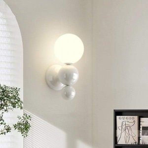 Lampa Ścienna Globe Bubble kinkiet metalowy ściemniany wielokolorowy styl skandynawski