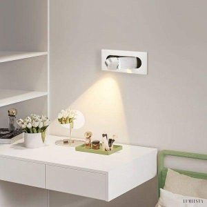 Lampka nocna LED Digit z ruchomą głowicą ścienna