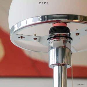 Lampa stołowa Bauhaus Wagenfeld z szklanym kloszem