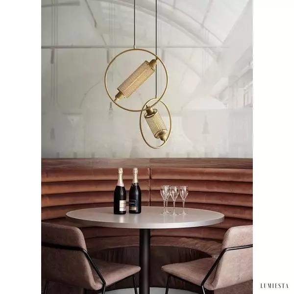 image_4-149.jpg Postmodernistyczna lampa wisząca Iron NET w stylu retro