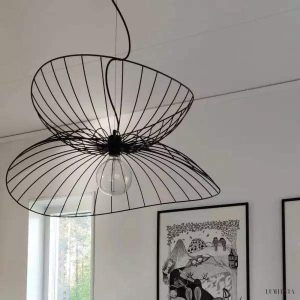 Ray Metalowa Wisząca Lampa z Oryginalnym Kształtem