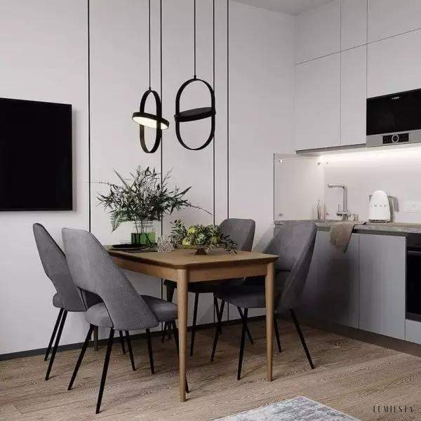 Lampa wisząca Moon inspirowana księżycem elegancka oprawa