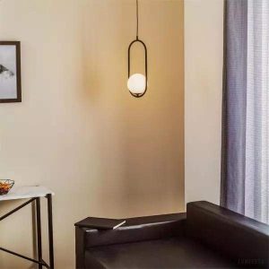 Mila - Lampa Wisząca Szklana Kula Nowoczesny Design