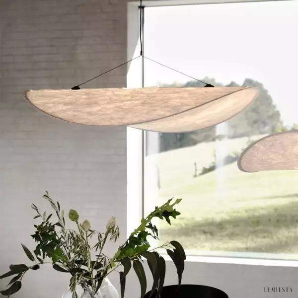 Lampa Wisząca Cloudy w Kształcie Chmury z Ekologicznych Materiałów