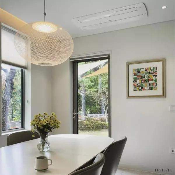 Lampa Wisząca Mesh Minimalistyczny Żyrandol w Kształcie Bańki