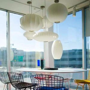 Lampa Wisząca Bib z geometrycznym wzorem krzyżowym