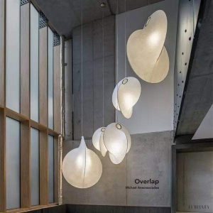 Lampa Wisząca Full Nowoczesny Design z Kształtem Pierścieni