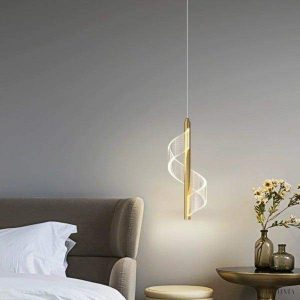 Rilia - Nowoczesna Spiralna Lampa Wisząca