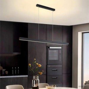 Lampa wisząca LED metalowa pozioma industrialna 60 80 100 120 cm